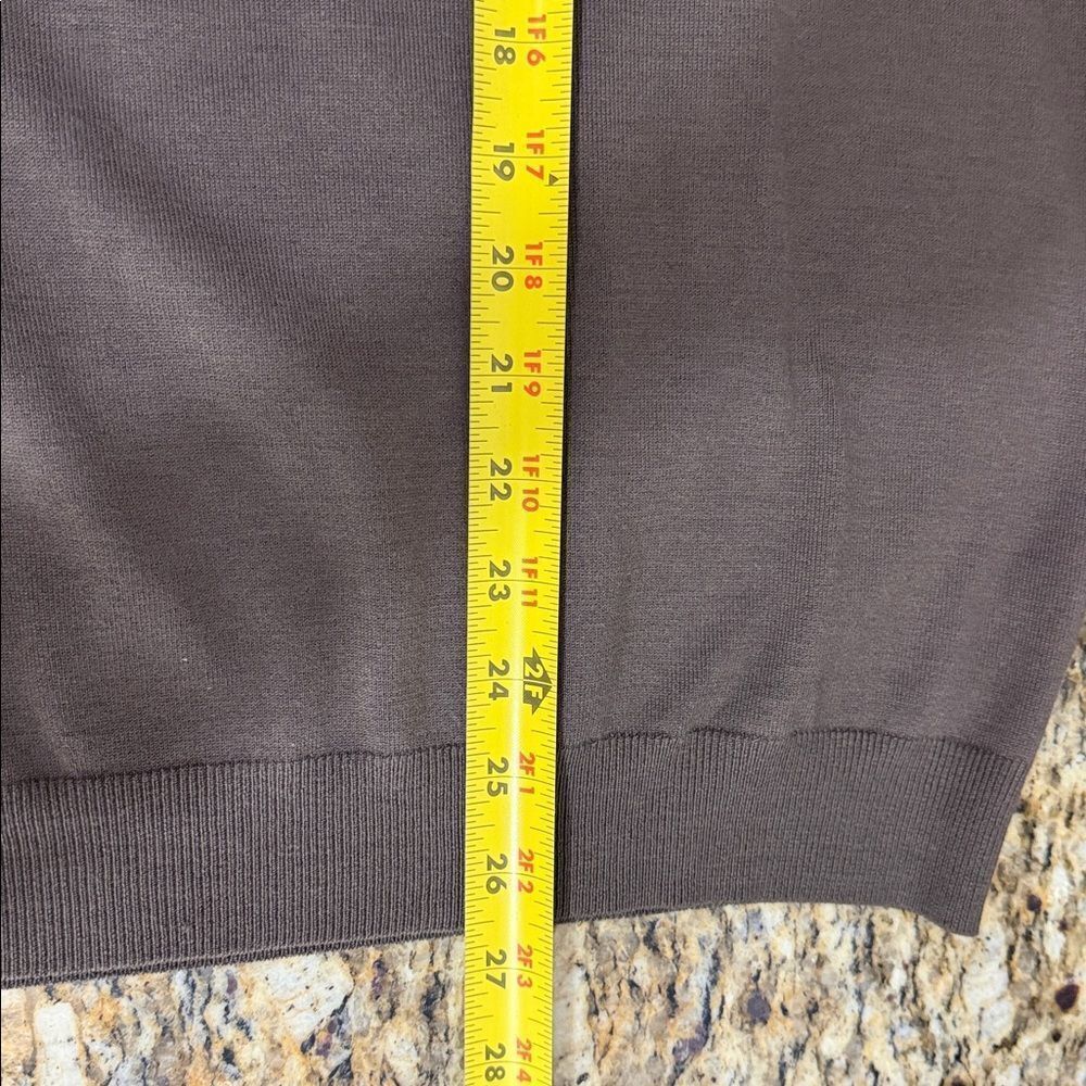 Tommy Bahama Brown Silk Blend Long Sleeve Polo Sweater Mens M - Picture 10 of 10